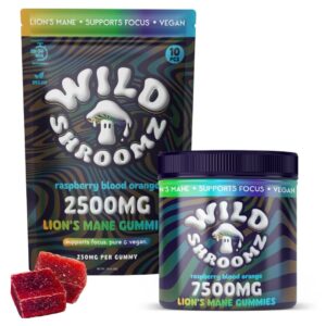 Wild Shroomz Lions Mane Mushroom Gummies