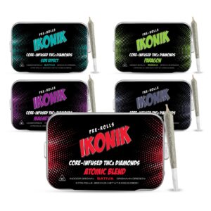 IKONIK THCa Diamonds Core-Infused Pre-Rolls